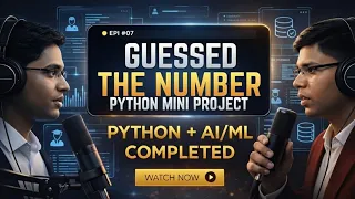 I Built a Number Guessing Game in python using jupyter notebook