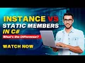 REAL Difference of C Static vs Instance Explained BLA