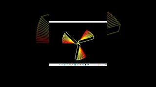 moving colour circle using python turtle graphics