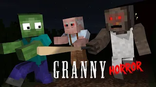 MONSTER SCHOOL HORROR: GRANNY IS BACK - Minecraft Animation