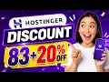 Hostinger Coupon Code 2026 Save 83 OFF Extra 20 Referral Discount Hostinger Promo Code