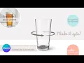 Changeable Background Rotating Pint Glass Mockup - Canva Tutorial Mockup