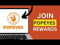 How to Join Popeyes Rewards Sign Up on App or Website