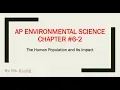 APES 6-2 Lecture