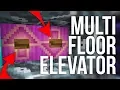 How To Build a Real Working Elevator in Minecraft