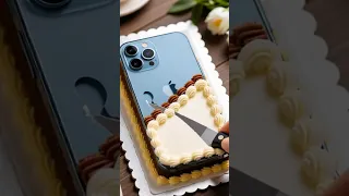 IPhone 17 Pro Max Cake Cutting Relaxing ASMR Sounds IPhone Cake 