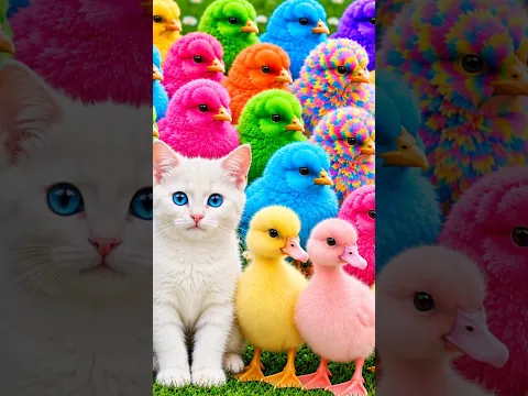 Tangkap Ayam Lucu, ayam warna warni, ayam rainbow, kelinci lucu, bebek lucu, ikan koi, Hewan Lucu