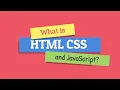 HTML CSS JavaScript explained in 2 5 minutes for beginners