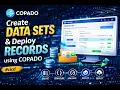 Create Data Sets Deploy Records using COPADO