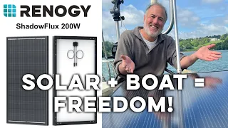 The Solar Setup Every Cruiser Needs? Installing Renogy ShadowFlux Panels | DrakeParagon Sailing