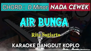 AIR BUNGA - Karaoke Dangdut Koplo Nada Cewek