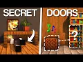 Minecraft 10 Secret Entrances Doors