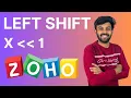 Left Shift Right Shift ZOHO Round-1 Output Question Ep-6 Tamil code io