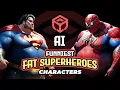 FAT SUPERHEROES - If Superheroes are fat