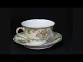Vintage Japan Noritake Eltovar fine china teapot and saucer