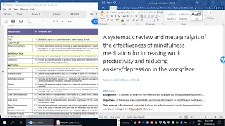What is PRISMA and how to fill in one for conducting systematic review and meta-analyses