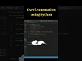 Excel automation using Python python projects