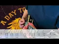 A Day To Remember- The Plot To Bomb The Panhandle Cover (Guitar Tabs On Screen)