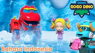 Aduh, dingin sekali!🥶❄️ | Lagu Seru antuk Anak | Bahasa Indonesia | GOGODINO
