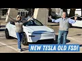 Driving Home In Our New Tesla Model Y With Outdated FSD - Austin We Have A Problem