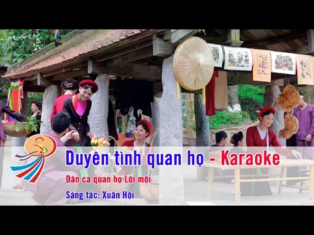 Duyên Tình Quan Họ - Karaoke quan họ beat chuẩn