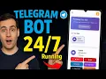 Host Telegram Bot For FREE Run Your Bot Non-Stop