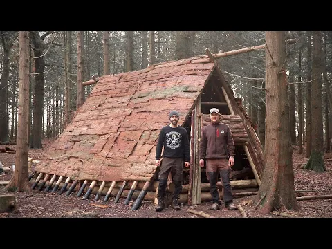 Viking Evi: El Aletleriyle Tam Bushcraft Barınağı İnşası | Vikingler