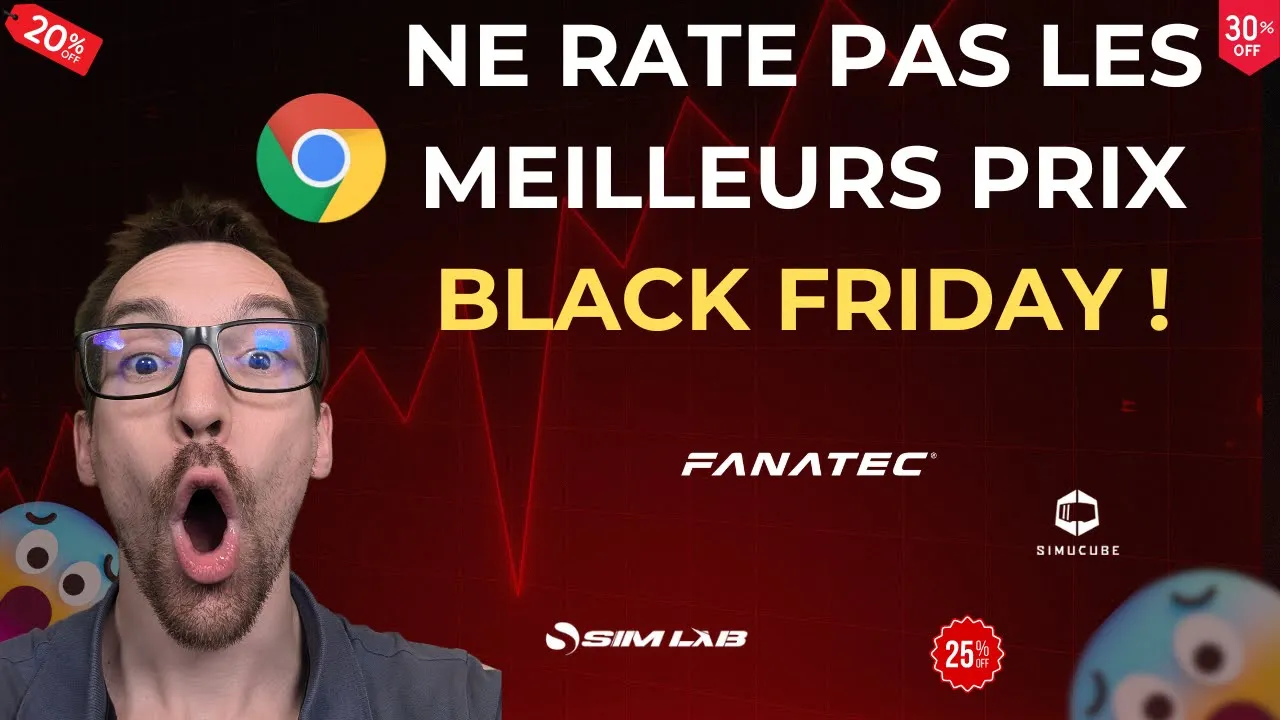 🔥 Black Friday SimRacing : mon extension vous trouve les meilleures promos !
