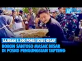Lagu Sajikan 1.500 Porsi Sosis Kecap: Bobon Santoso Masak Besar di Pasko Pengungsian Tapteng 