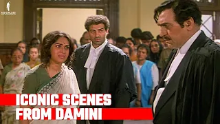 damini iconic scenes sunny deol meenakshi sheshadri amrish puri