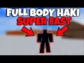FASTEST Way To Get FULL BODY Haki In Blox Fruits