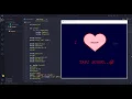 Membuat Love Menggunakan Python