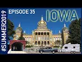 First time in Iowa The Bridges of Madison County and the State Capitol - Episode 35