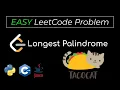 LeetCode Problem 409 Longest Palindrome