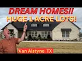 Living Large in Van Alstyne TX Dream Homes in Creekside on 1 Acre Lots