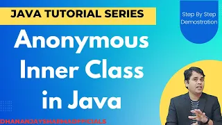 Anonymous Inner Class in Java Java Tutorial in Hindi