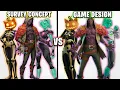 How ACCURATE Are Fortnite Skins VS Their Survey Skin Concepts Part 2