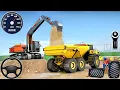 Download Lagu New City Road Construction Simulator Game 3D - Real Drive JCB \u0026 Truck Unloading Game 2025- Part #60