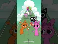 Download Lagu Sprunki New Color and Balloon Run Challenge | Pinki vs Oren | Funny Battle #sprunki #pinki