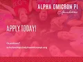 Alpha Omicron Pi Foundation 2023-2024 Scholarship Application Tips