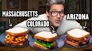 Match The Sandwich To The State