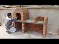 Download Lagu DIY pizza oven with red brick and cement
