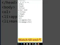 Create ordered list in Html ordered list in html in Hindi