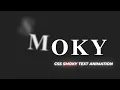 Smoky Text Animation CSS CSS Animation Text Effects HTML and CSS Only