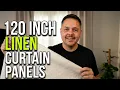 Transform Your Space With 120 Inch Long Linen Curtains