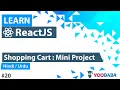 ReactJS Shopping Cart Project Tutorial in Hindi Urdu