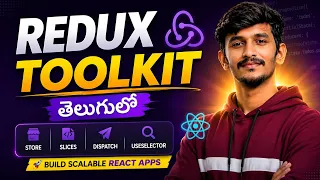 Redux Toolkit Full Course in Telugu React Redux Complete Tutorial for Beginners in Telugu