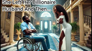 She Left Her Billionaire Husband Thinking He Was a Poor Cripple and Then #africanfolktale #storytime