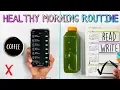 My 5AM Healthy Morning Routine How To Be Happier More Productive in 2019