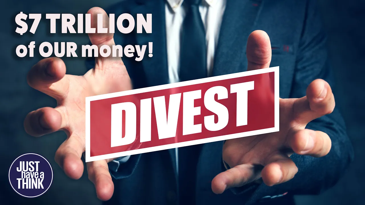 DIVESTMENT : Removing YOUR money from BIG OIL and GAS